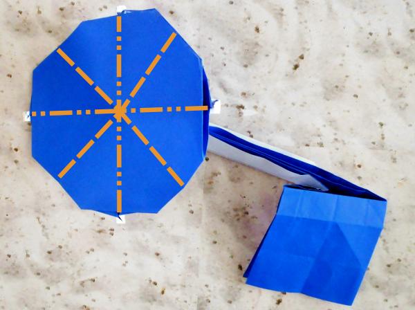 Fold an Origami Sun Umbrella