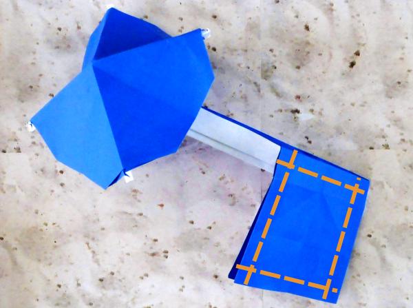 Fold an Origami Sun Umbrella