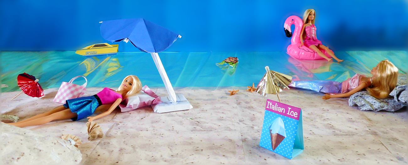 Barbie op het strand