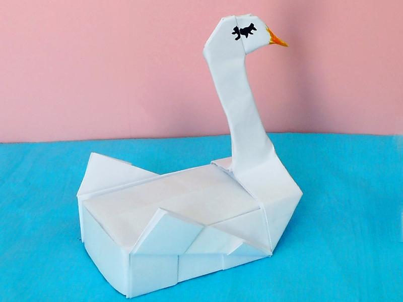 Origami Zwaan Origami Zwaan