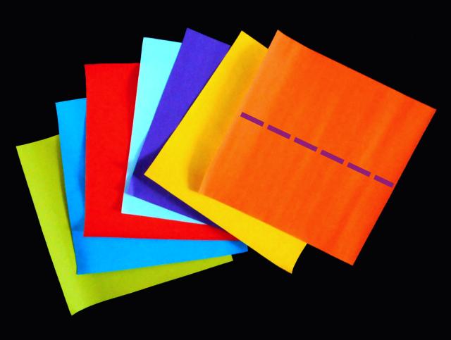 Origami Tetris maken
