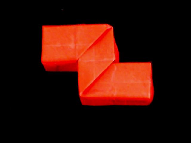Origami Tetris blokje