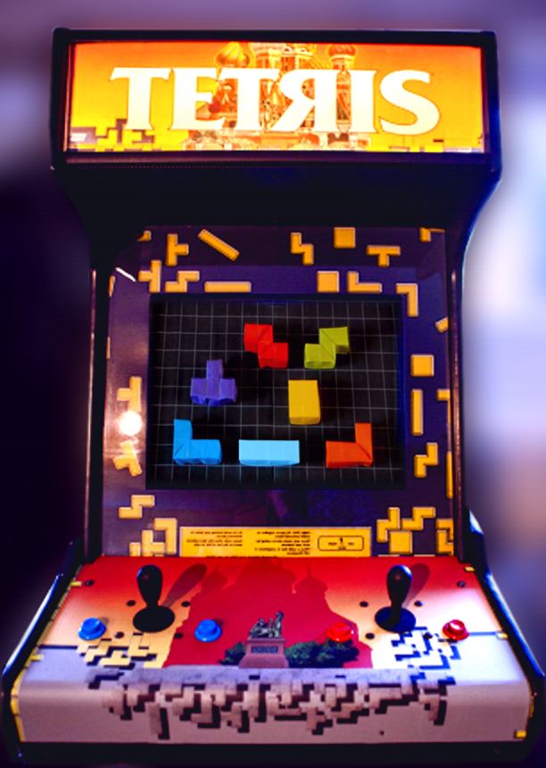Arcade Tetris console