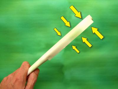 een dikke steel van papier maken een dikke steel van papier maken