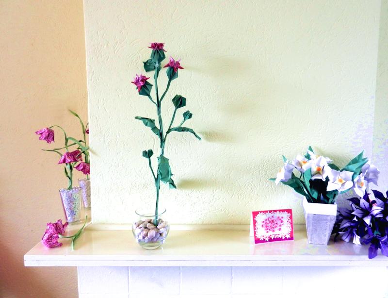 Origami flowers Origami flowers