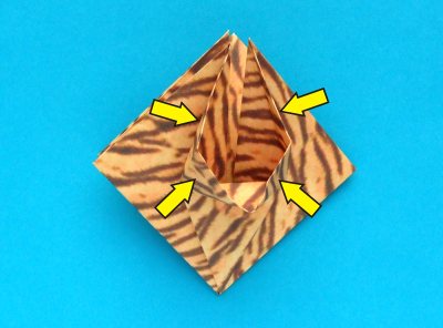 origami tiger folding instructions