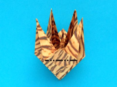 origami tiger folding instructions