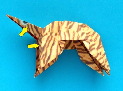 origami tiger folding instructions