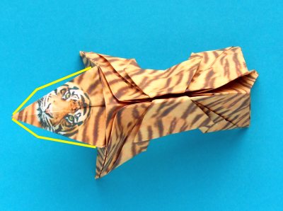 origami tiger folding instructions