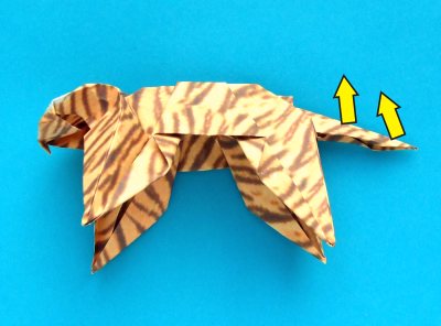 origami tiger folding instructions