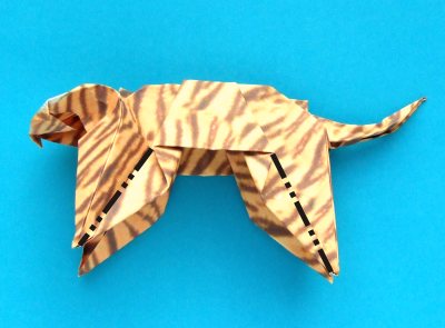 origami tiger folding instructions