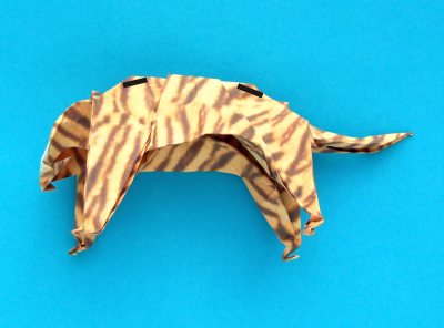 origami tiger folding instructions