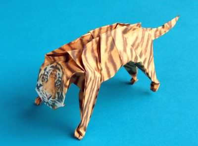 origami tiger folding instructions