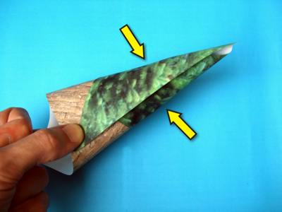 diagrammen voor een origami boom
