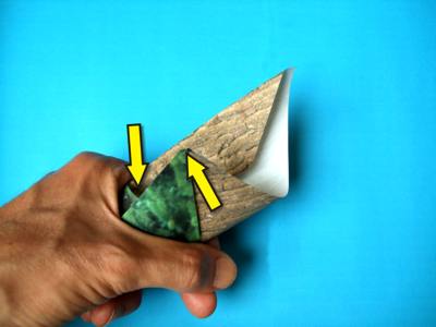 diagrammen voor een origami boom