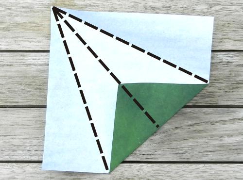 Origami boom vouwen Origami boom vouwen