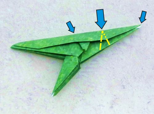 origami T-Rex dino step by step folding instructions