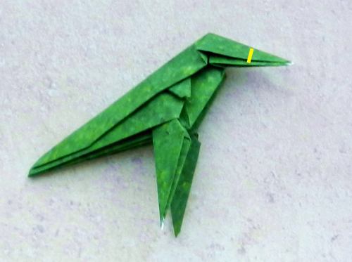 origami T-Rex dino step by step folding instructions