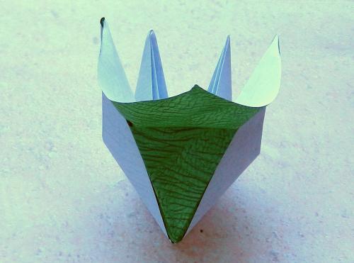 Origami Triceratops diagrams