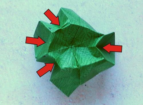 Origami Triceratops diagrams