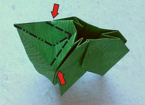 Origami Triceratops diagrams