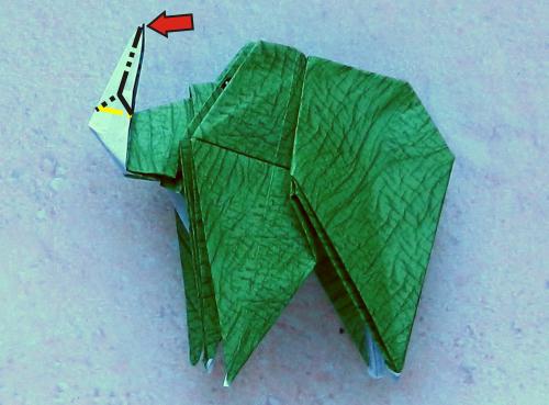 Origami Triceratops diagrams