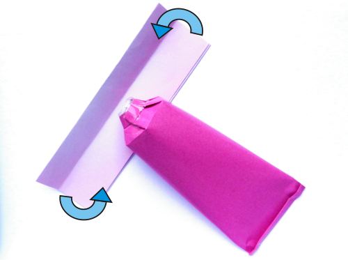 Origami tube folding instructions