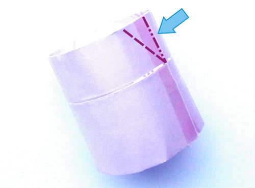 Origami tube folding instructions