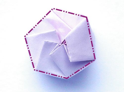 Origami tube folding instructions