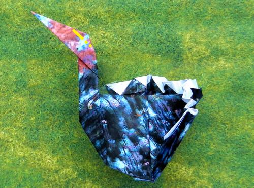 Origami kalkoen vouwen Origami kalkoen vouwen