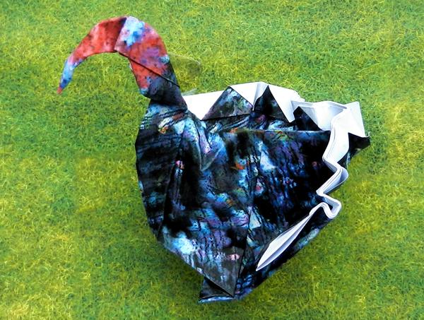 Origami kalkoen Origami kalkoen