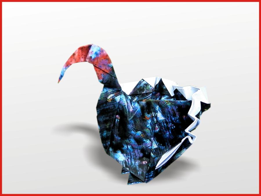 Origami kalkoen Origami kalkoen