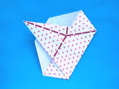 how to fold an origami umbrella