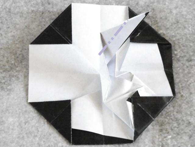 Fold an Origami umbrella
