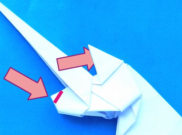 Origami Eenhoorn vouwen Origami Eenhoorn vouwen
