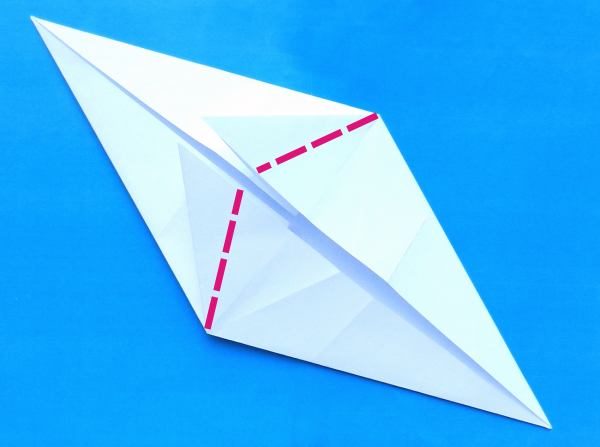 Origami Eenhoorn vouwen