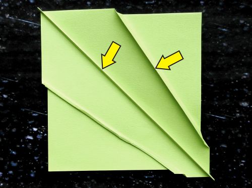 origami veined leaf folding instructions