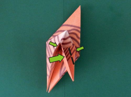 how to fold an origami Velociraptor