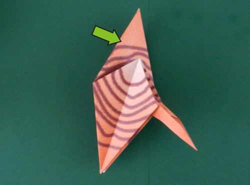 how to fold an origami Velociraptor