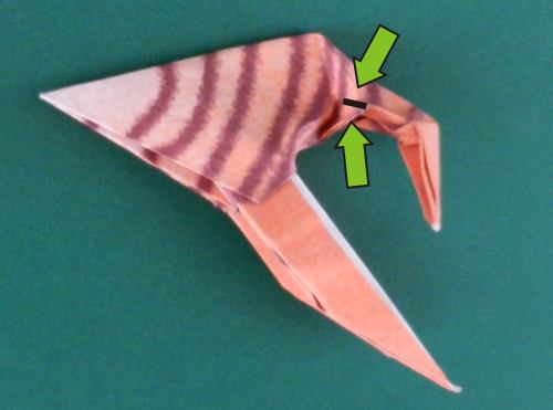 how to fold an origami Velociraptor