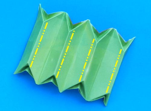 Origami flesh eating plant folding instructions