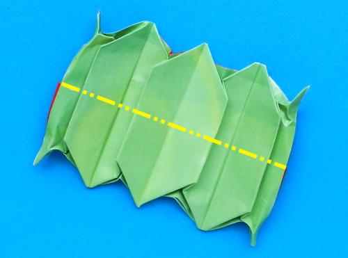 Origami flesh eating plant folding instructions