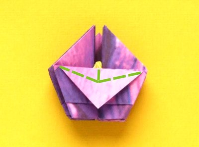 diagrams for folding an origami violet flower diagrams for folding an origami violet flower