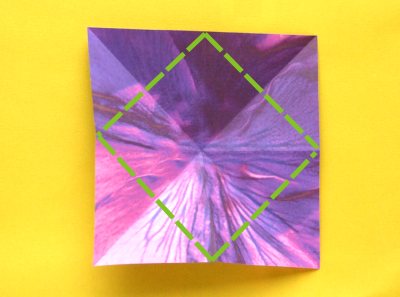 diagrams for folding an origami violet flower diagrams for folding an origami violet flower
