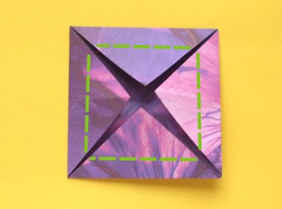 diagrams for folding an origami violet flower diagrams for folding an origami violet flower