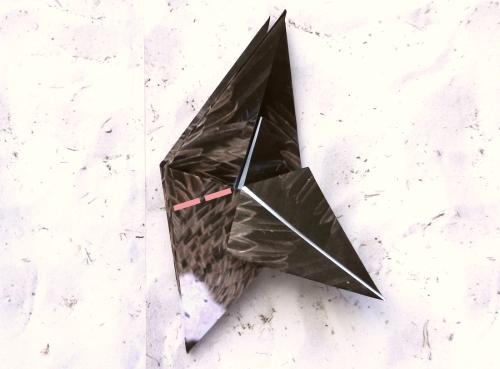 Origami Vulture folding instructions