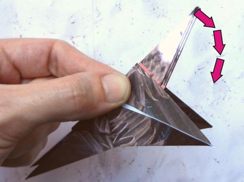 Origami Vulture folding instructions