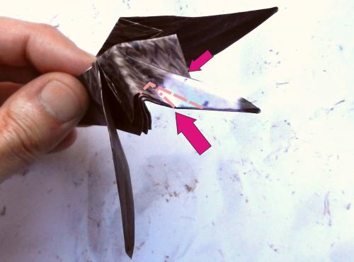 Origami Vulture folding instructions