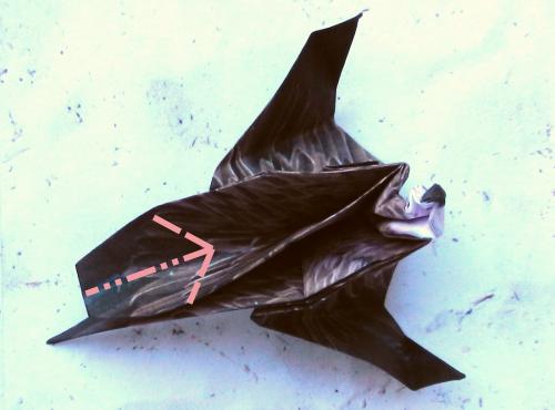 Origami Vulture folding instructions