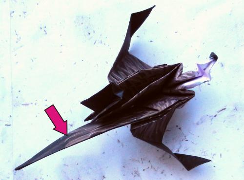 Origami Vulture folding instructions